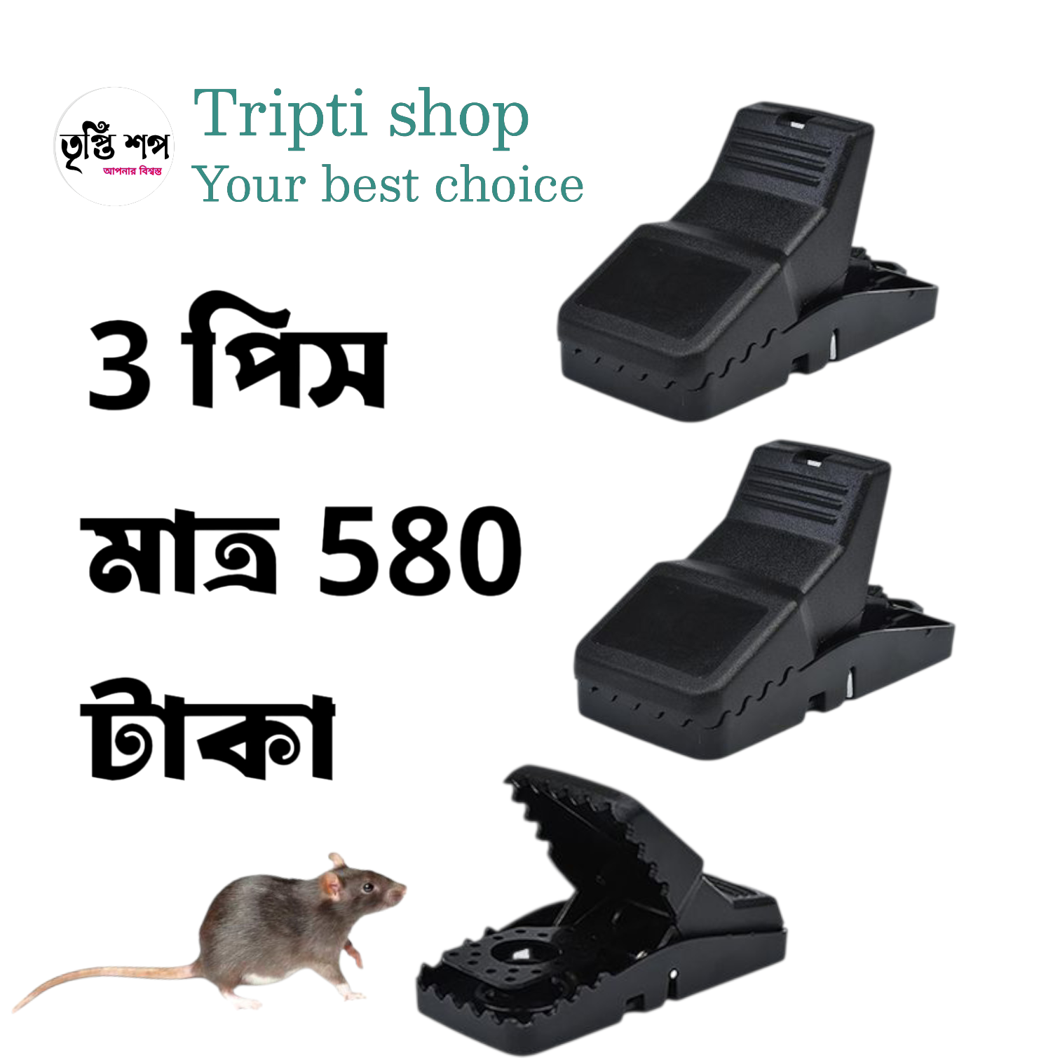 Mouse Trap (৩ পিস)