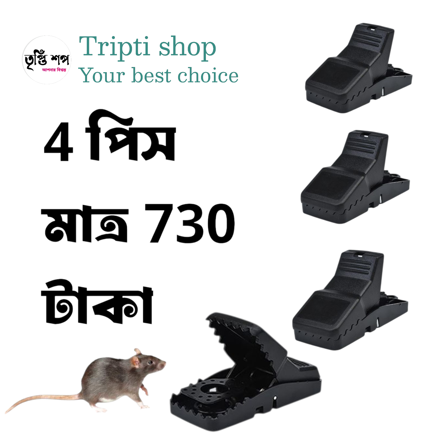 Mouse Trap (৪ পিস)